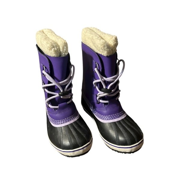 Sorel Yoot Pac TP Morning Mist Boot Snow Winter Purple Size Kids 4 Waterproof - Picture 1 of 5